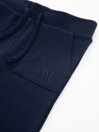 Bilde av WoolLand Høvringen pants baby boy Blue Ink
